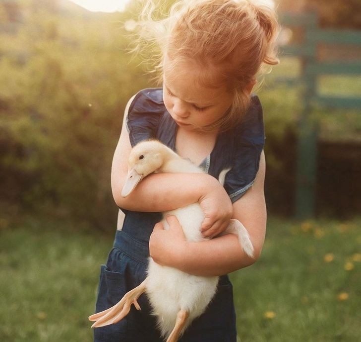 tan chay voi bo anh tuyet dep ve tre em ben thu cung