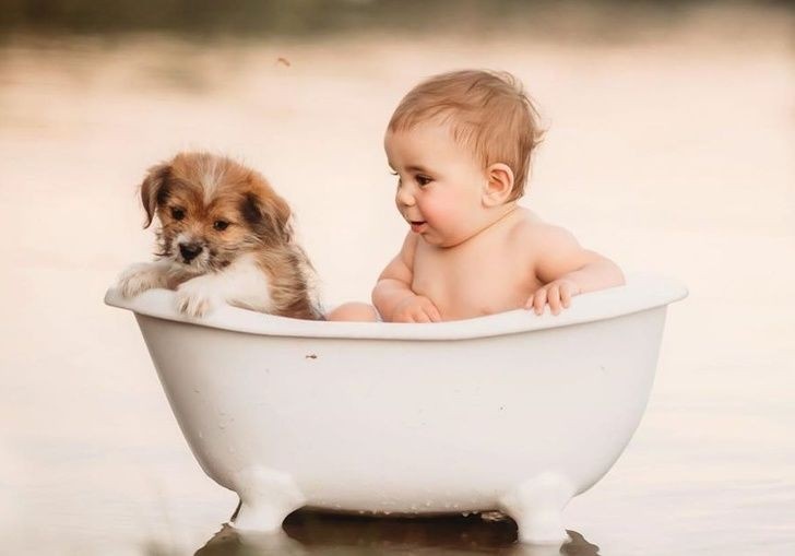 tan chay voi bo anh tuyet dep ve tre em ben thu cung