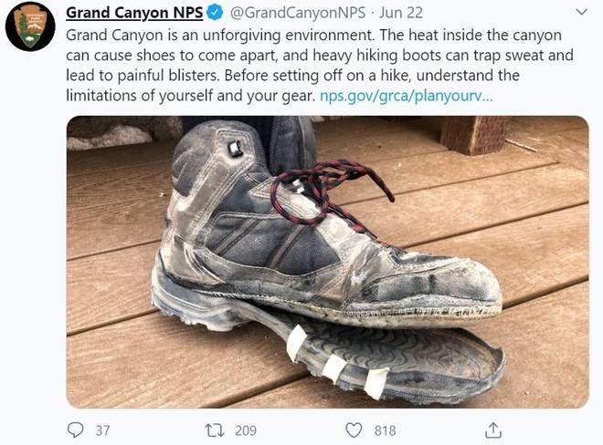 Nắng nóng cực điểm nung chảy cả giày ở Mỹ