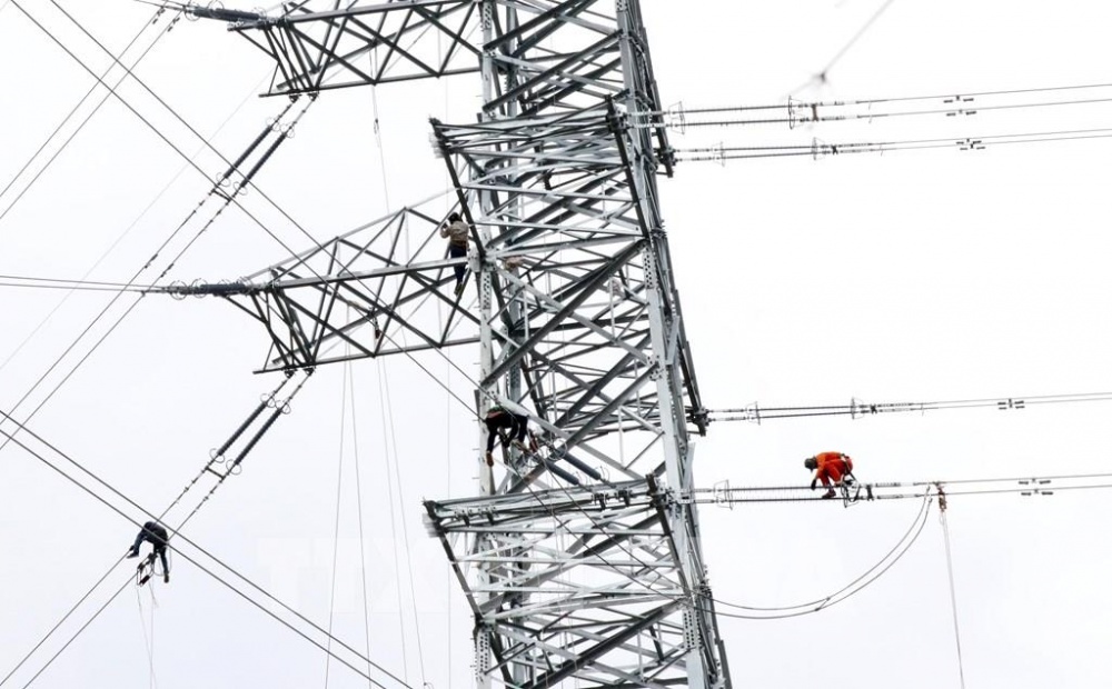 Đội ngũ kỹ sư của Tổng Công ty Truyền tải điện Quốc gia 4334 091349 dong dien du an tram bien ap 220kv ninh phuoc ninh thuan