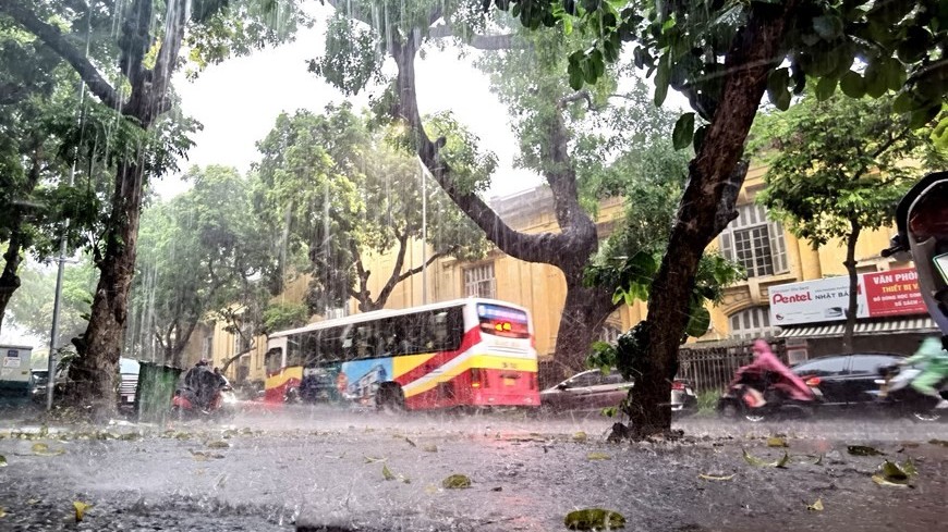 Dự báo thời tiết đêm nay và ngày mai (10-11/6): Hà Nội mưa to cục bộ; vùng núi Bắc Bộ mưa lớn; Thanh Hóa-Phú Yên nắng nóng gay gắt; phía Nam ngày nắng