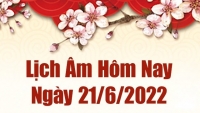 Lịch âm 21/6, xem âm lịch hôm nay Thứ Ba ngày 21/6/2022 tốt hay xấu? Lịch vạn niên 21/6/2022