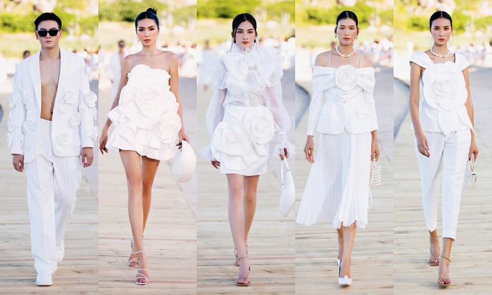 Show thời trang Đỗ Mạnh Cường tôn vinh màu trắng