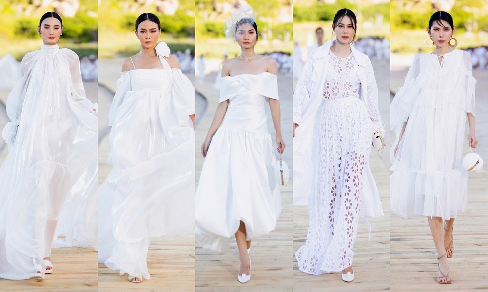 Show thời trang Đỗ Mạnh Cường tôn vinh màu trắng