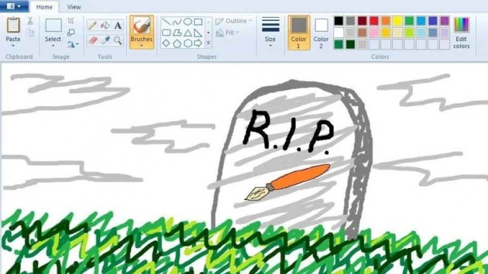 microsoft se khai tu ung dung paint tu windows 10