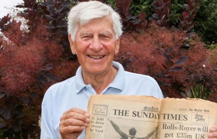 “Fan ruột” 79 tuổi của đội tuyển Anh gợi nhớ hào quang năm 1966