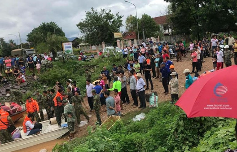 Vỡ đập thủy điện ở Lào, hàng trăm người mất tích