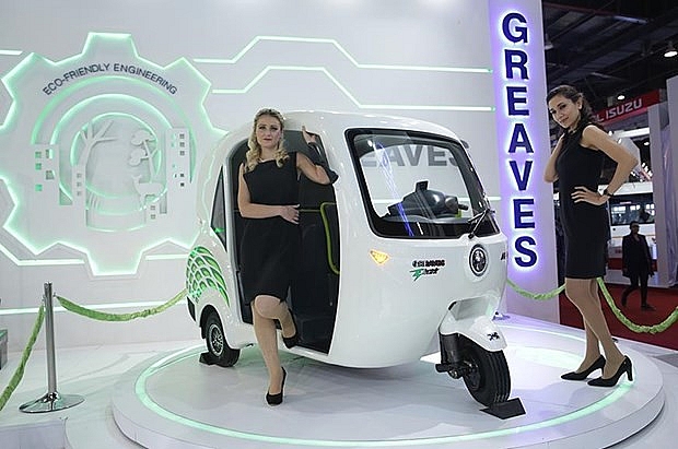 Xe lam điện đắt hàng tại Ấn Độ thi truong xe lam dien no ro tai an do