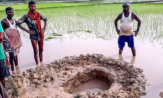 nong dan an do soc khi thien thach roi giua canh dong lua