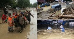 Mưa lớn và lũ lụt gây thiệt hại tại Trung Quốc, Indonesia và Mông Cổ