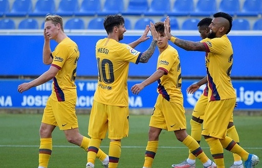 Messi lập cú đúp, Barcelona thắng tưng bừng ở vòng cuối La Liga