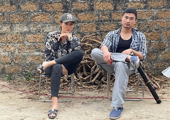 Phim Mùa hoa tìm lại: Thanh Hương - Duy Hưng nghịch ngợm ở hậu trường