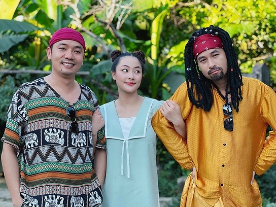 Phim Mùa hoa tìm lại: Thanh Hương - Duy Hưng nghịch ngợm ở hậu trường