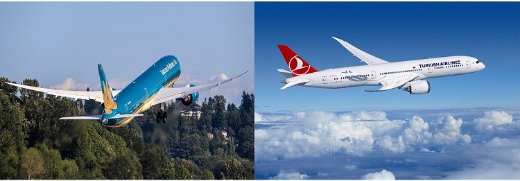 Vietnam Airlines và Turkish Airlines hợp tác vận tải hàng không Vietnam Airlines và Turkish Airlines hợp tác vận tải hàng không