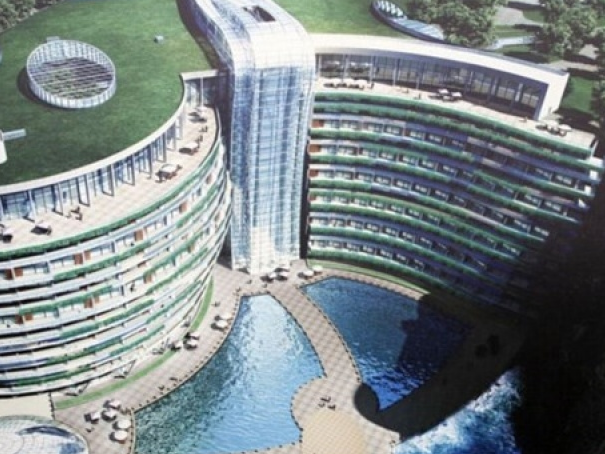 Khách sạn siêu sang bên vách đá