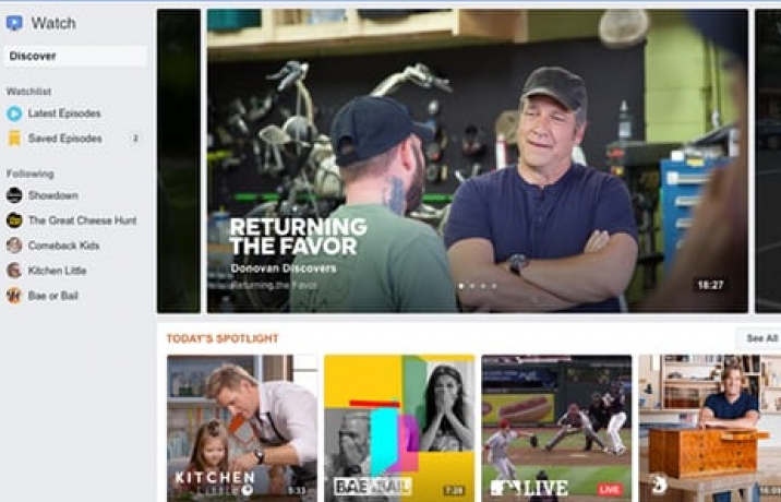 Facebook trình làng dịch vụ video mới