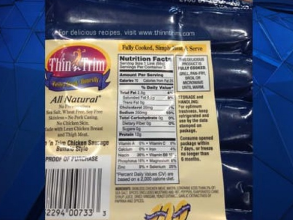 Mỹ: Thu hồi 14 tấn xúc xích gà Demakes chứa chất gây dị ứng