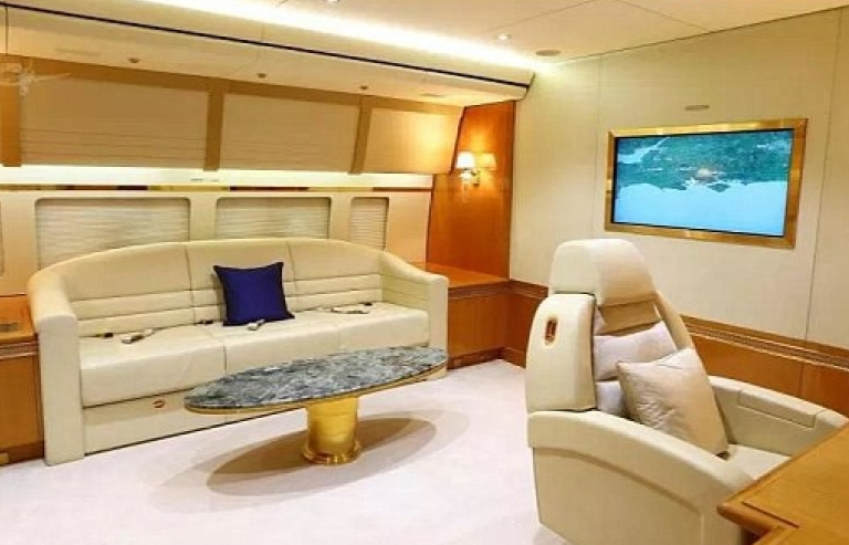 Bên trong chuyên cơ trị giá gần 640 triệu USD của Hoàng gia Qatar