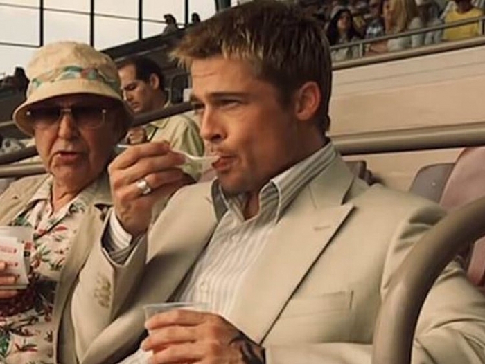 Brad Pitt dành cả sự nghiệp đóng phim để diễn cảnh... ăn brad pitt danh ca su nghiep dong phim de dien canh an
