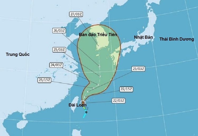 Dự báo bão Bavi quét qua Trung Quốc Hàn Quốc du bao bao bavi quet qua trung quoc han quoc