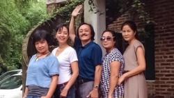 NSƯT Chiều Xuân chia sẻ ảnh nghệ sĩ Giang Còi với các bạn cùng lớp đại học