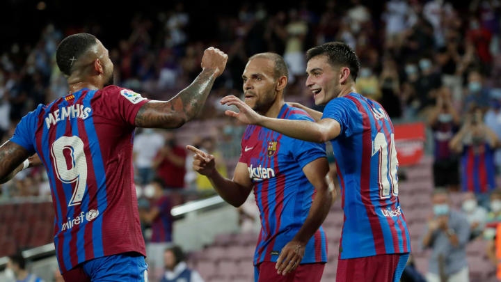 Barcelona nhớ Messi trong trận thắng đậm mở màn La Liga, tân binh Memphis Depay nhận lời khen Barcelona nhớ Messi trong trận thắng đậm mở màn La Liga, tân binh Memphis Depay nhận lời khen