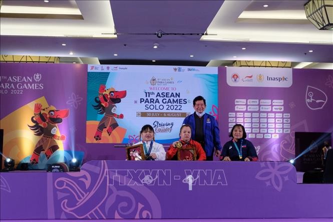 ASEAN Para Games 2022 ngày 1/8: Đoàn Việt Nam giành 12 HCV, 9 HCB và 11 HCĐ ASEAN Para Games 2022 ngày 1/8: Đoàn Việt Nam giành 12 HCV, 9 HCB và 11 HCĐ