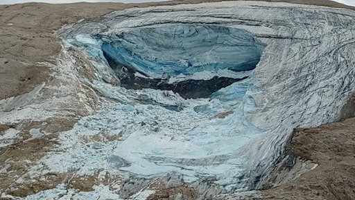 Nhiệt độ tăng nhanh, 200 sông băng trên dãy núi Alps biến mất