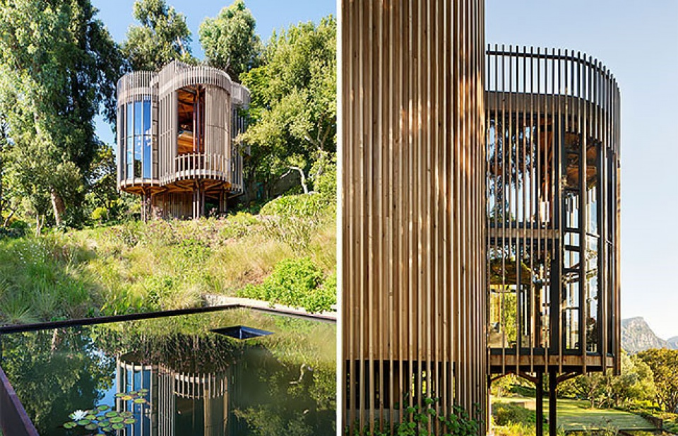 Nhà gỗ hình lon bia có một không hai nằm giữa rừng