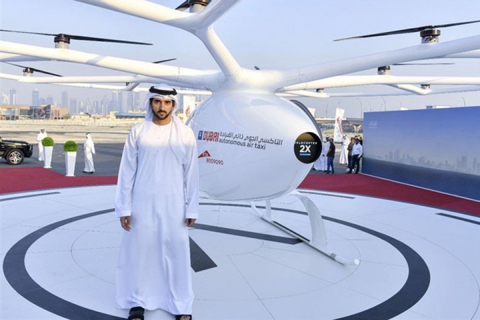 dubai co taxi bay dau tien tren the gioi