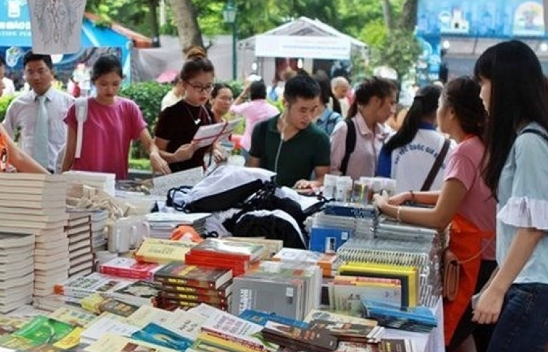 Hội sách Hà Nội 2018 tập trung giới thiệu sách điện tử, sách nói
