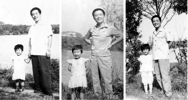 trung quoc cac buc anh chup bo va con gai tai mot dia diem suot 40 nam