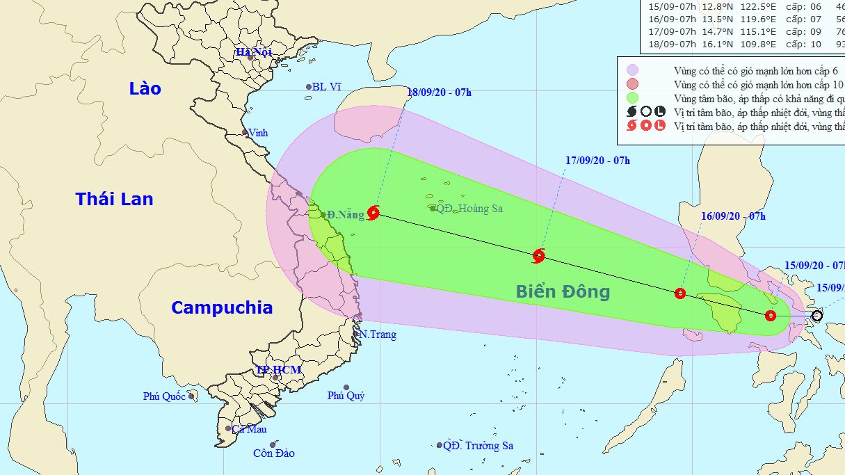Dự báo thời tiết: Tin áp thấp nhiệt đới và cảnh báo mưa dông trên biển