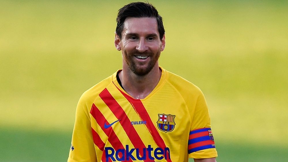 Quyết định ở lại Barca của Messi đảm bảo cho anh 92 triệu USD tiền lương. (Nguồn: Sky Sports) 1141-skysports-lionel-messi-barcelona-5096963