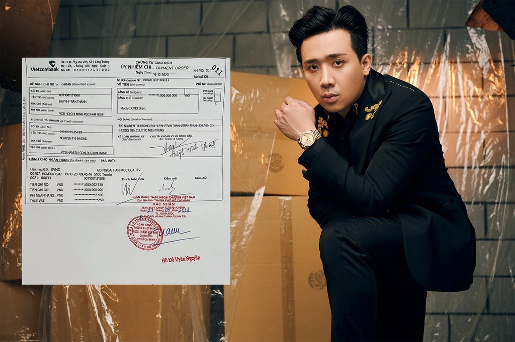 MC Trấn Thành công khai hơn 1.000 trang sao kê tiền từ thiện