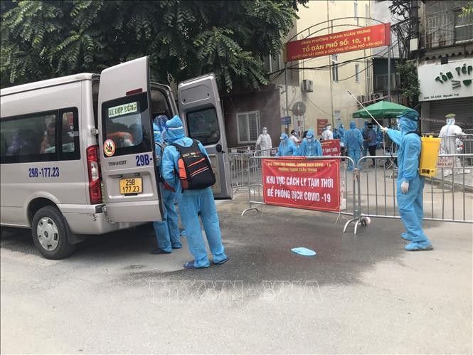 Quận Thanh Xuân tiếp tục có ca nhiễm Covid-19 mới. Quận Thanh Xuân tiếp tục có ca nhiễm Covid-19 mới.