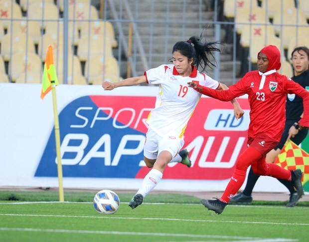 Asian Cup nữ: Đội tuyển nữ Việt Nam thắng 16 - 0 Maldives nhưng HLV Mai Đức Chung chưa yên tâm Asian Cup nữ: Đội tuyển nữ Việt Nam thắng 16 - 0 Maldives nhưng HLV Mai Đức Chung chưa yên tâm