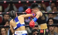 Võ sĩ Thu Nhi thua trận thống nhất đai WBO và IBF