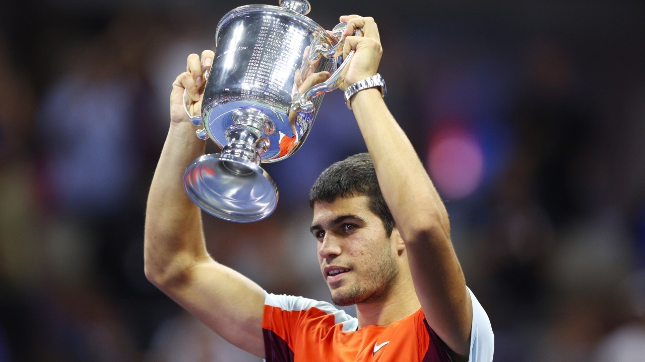 Tay vợt trẻ Tây Ban Nha Carlos Alcaraz vô địch US Open 2022