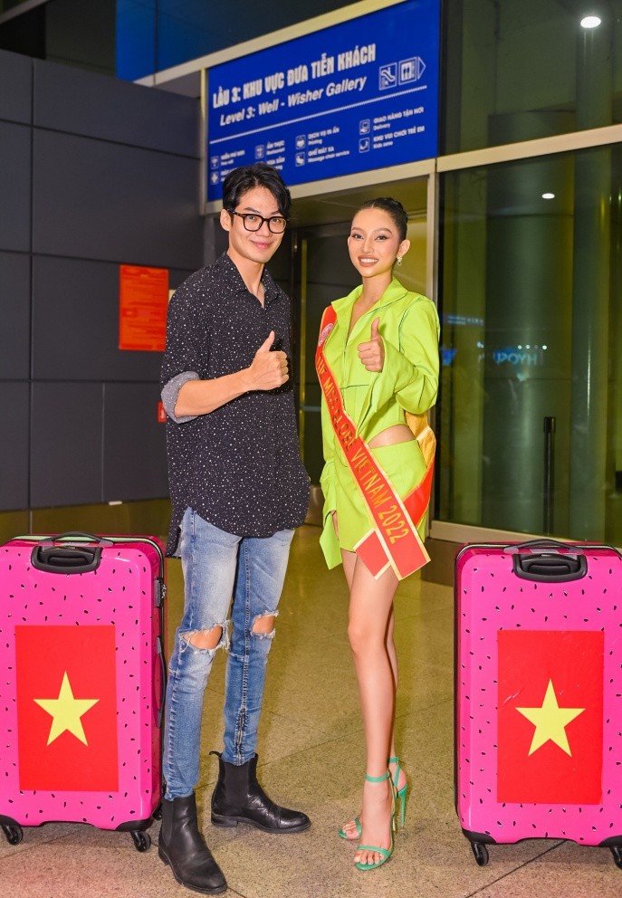 Lâm Thu Hồng lên đường đi thi The Miss Globe 2022