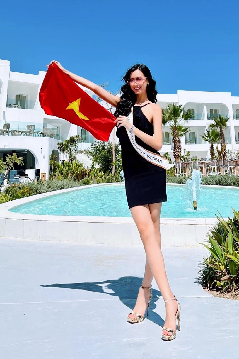 Những hình ảnh của Bảo Ngọc tại cuộc thi Hoa hậu Liên lục địa 2022