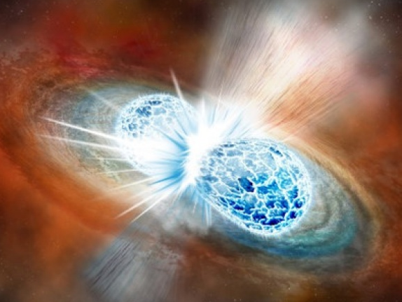 Phát hiện 2 ngôi sao va chạm tạo ra lượng lớn vàng trong vũ trụ