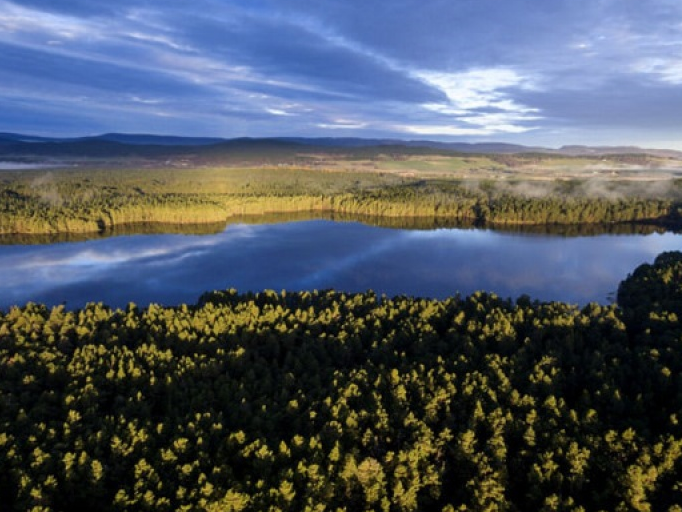 Cảnh mùa Thu tuyệt đẹp ở Scotland nhìn từ trên cao