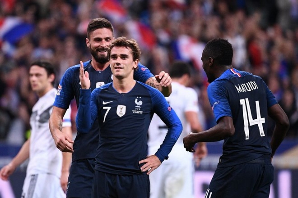 Antoine Griezmann tỏa sáng giúp Pháp ngược dòng đánh bại Đức antoine griezmann toa sang giup phap nguoc dong danh bai duc