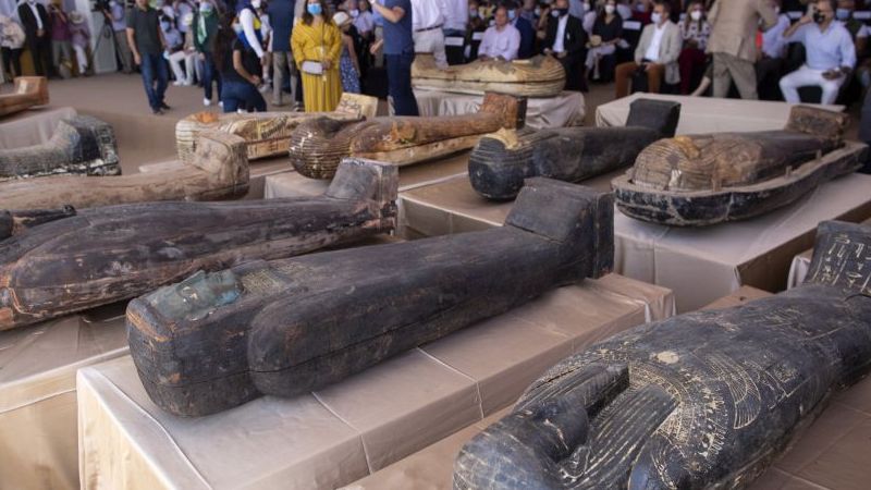 Phát hiện 59 quan tài cổ 2.600 năm tuổi ở Ai Cập