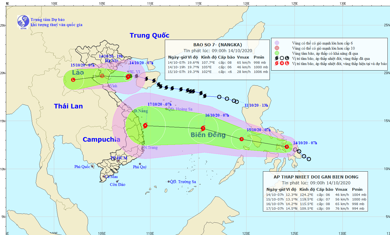 du bao thoi tiet 3 ngay toi 14 1610