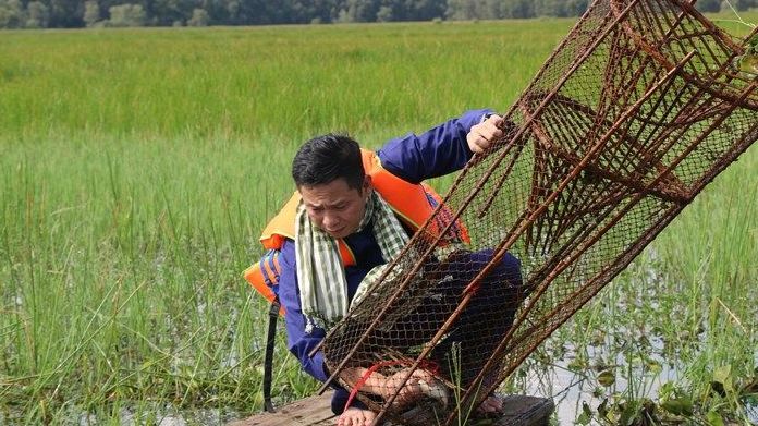 Trải nghiệm làm dân miền Tây 'chính hiệu' tại Vườn quốc gia Tràm Chim