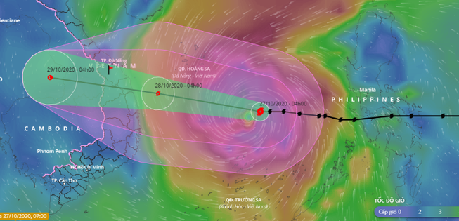 Bão số 9 Molave đi rất nhanh rất mạnh áp sát bờ biển Đà Nẵng Phú Yên bao so 9 molave di rat nhanh rat manh ap sat bo bien da nang phu yen