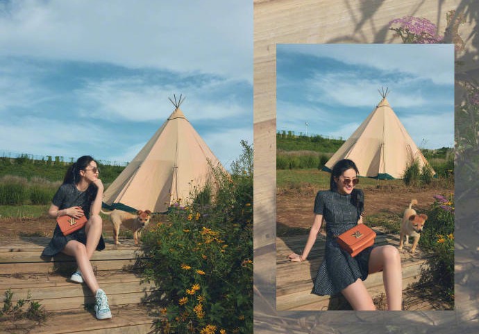 Lưu Diệc Phi tận hưởng kỳ nghỉ đầu Thu Lưu Diệc Phi tận hưởng kỳ nghỉ đầu Thu