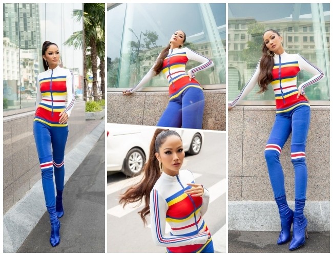 Hoa hậu H'Hen Niê khoe vẻ đẹp hoàn hoản, chinh phục mọi trang phục sắc màu